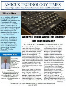 Amicus Technology Times_September 2017_Cover