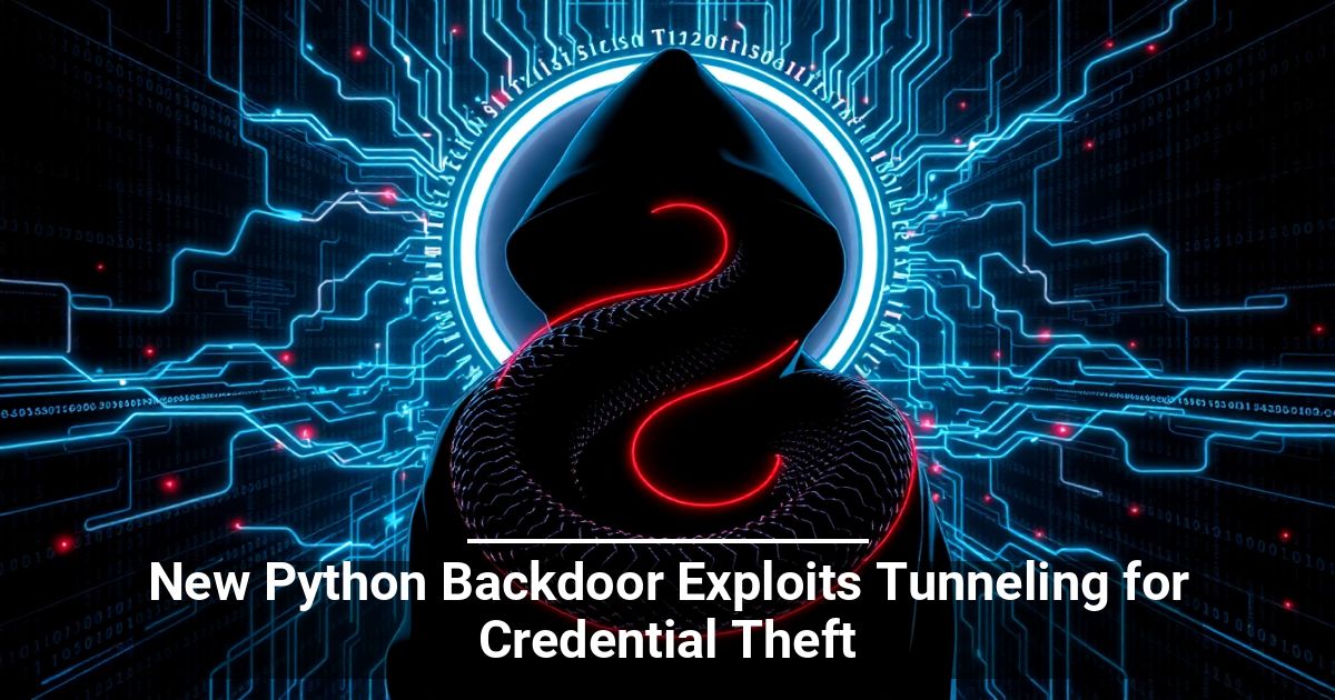 New Python Backdoor Exploits Tunneling for Credential Theft