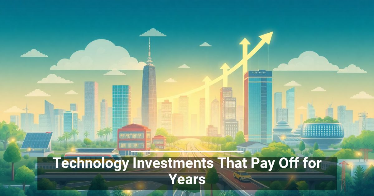 Technology Investments That Pay Off for Years